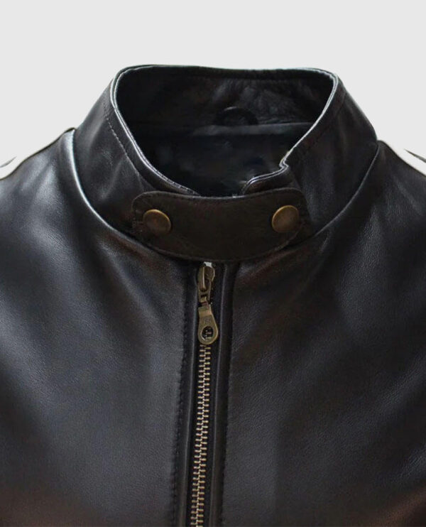 Lethal Weapon Mel Gibson Cafe Racer leather jacket - Image 6