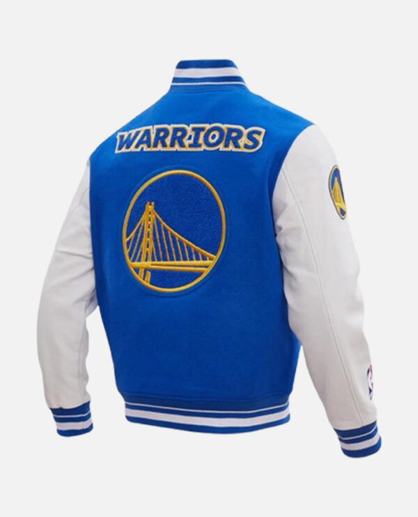 NBA Golden State Warriors Men's Varsity Jacket - Image 4