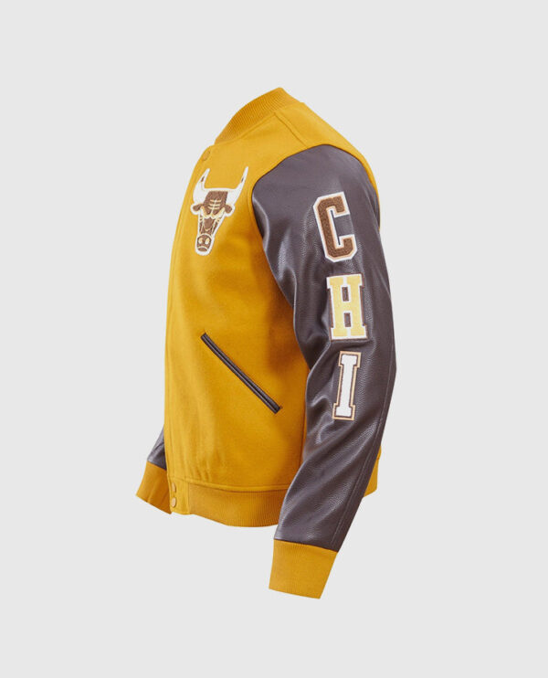 NBA Chicago Bulls Classic Wool Men's Varsity Jacket - Image 5