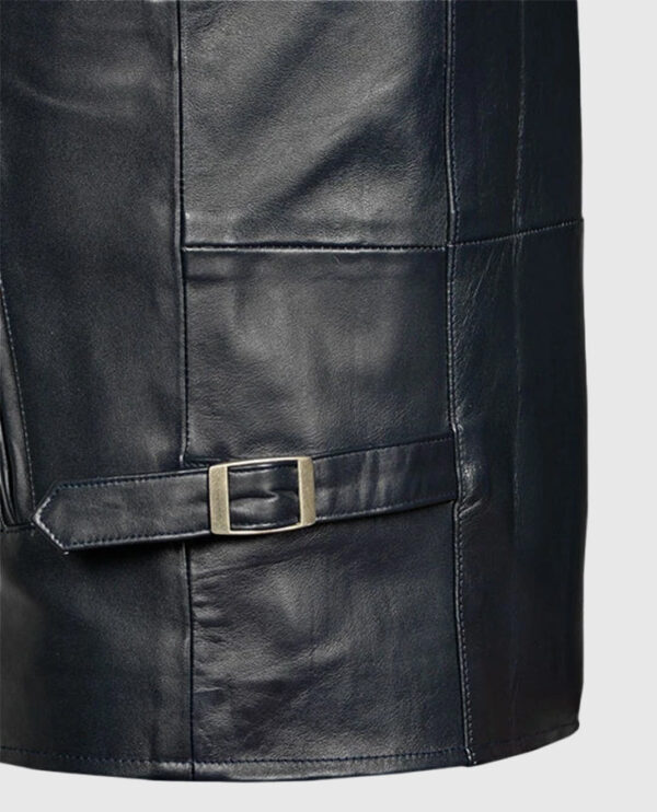 Vin Diesel Fast And Furious 6 Blue Leather Jacket - Image 7