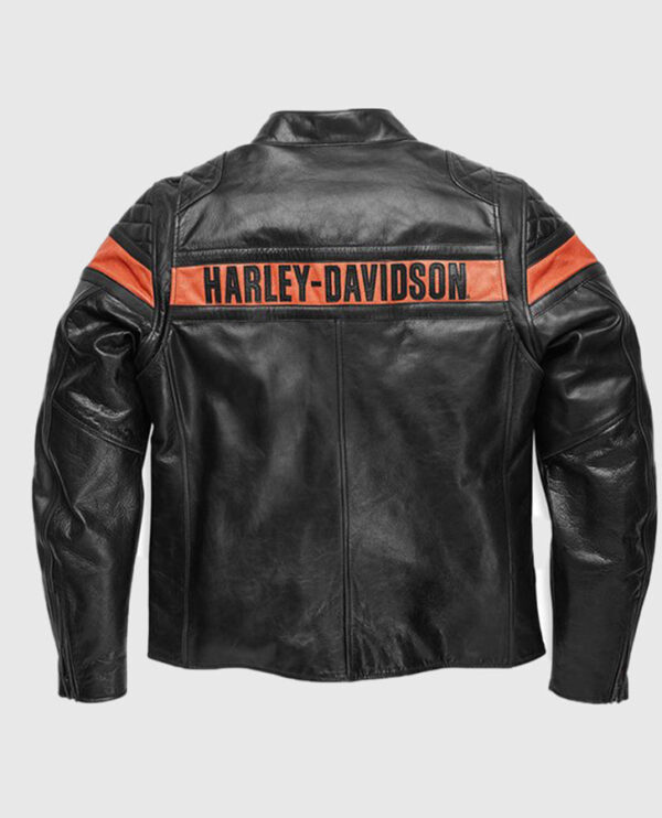 Men's Victory Sweep Leather Jacket - Image 2