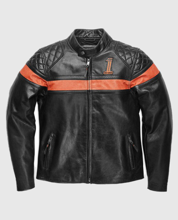 Men's Victory Sweep Leather Jacket