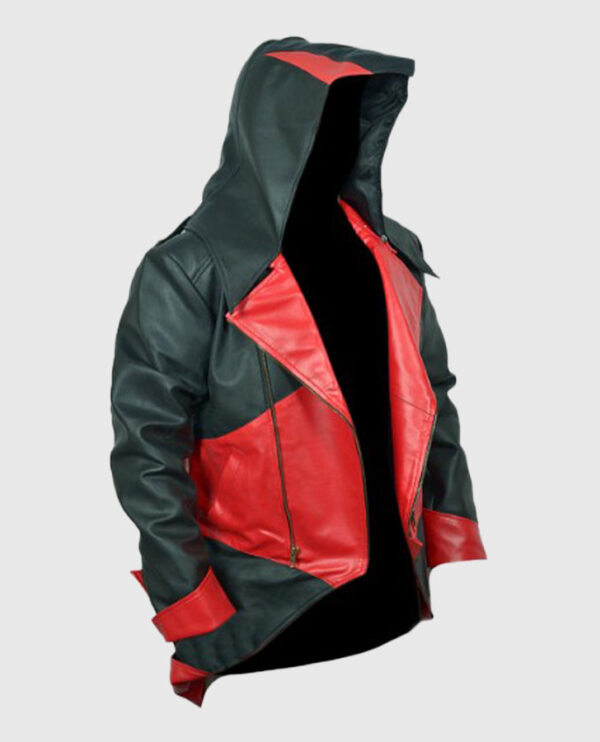 Assassins Creed 3 Black And Red Jacket - Image 4