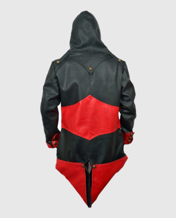 Assassins Creed 3 Black And Red Jacket - Image 3