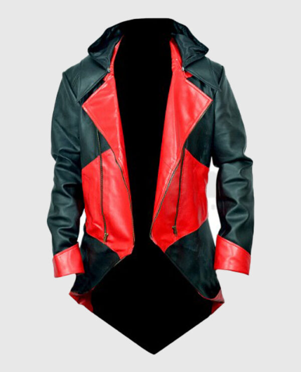 Assassins Creed 3 Black And Red Jacket - Image 6