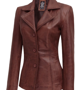 Brownleathercoatforwomen