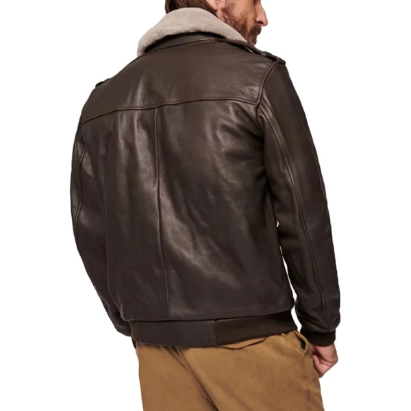 Mens Legendary Fighting Falcon A2 Aviator Jacket - Image 2