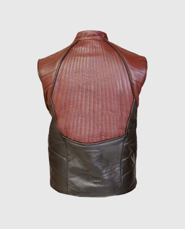 Farscape John Crichton Brown Premium Leather Vest - Image 2