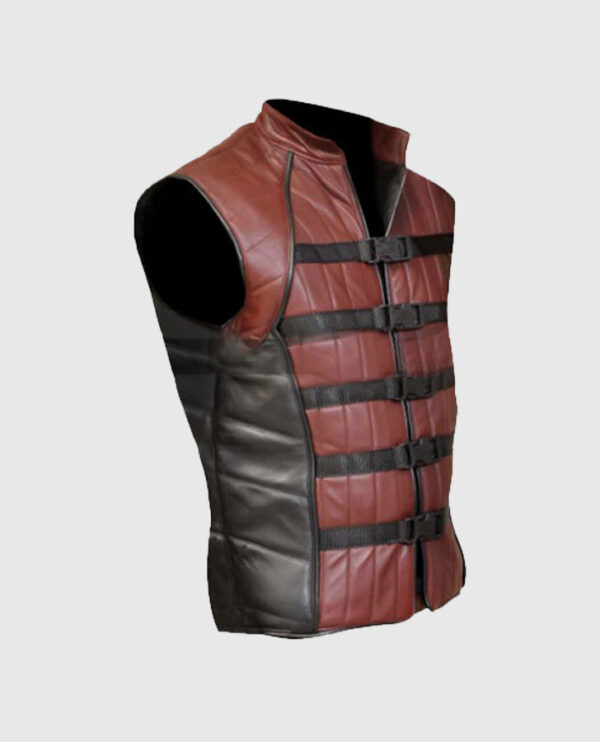Farscape John Crichton Brown Premium Leather Vest - Image 3
