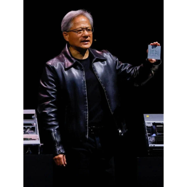 NVIDIA CEO Jensen Huang Leather Jacket - Image 4