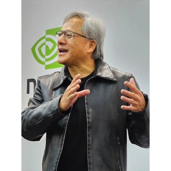 NVIDIA CEO Jensen Huang Leather Jacket - Image 2