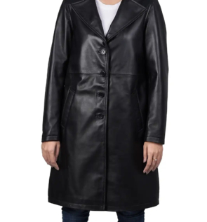 Relaxfitwomenleathercoat