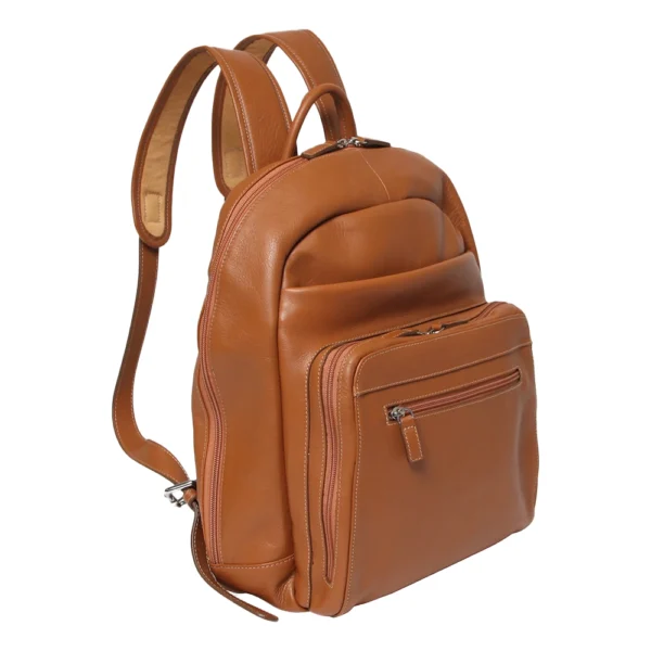 Modern Brown Genuine Leather Formal Backpack - Image 2