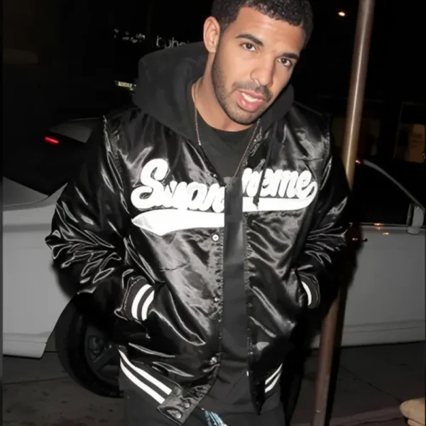Letterman Casual Drake Supreme Hooded Jacket - Image 2