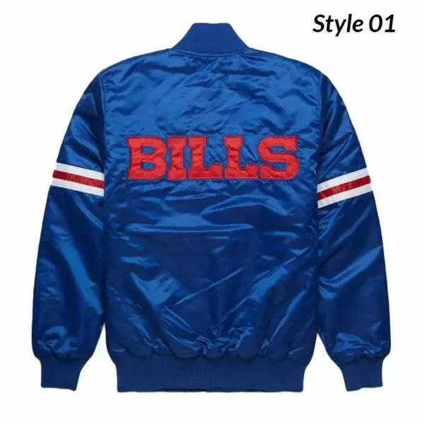 90s Buffalo Bills Bomber Jacket - Image 2
