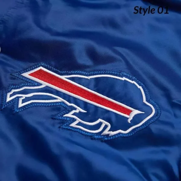 90s Buffalo Bills Bomber Jacket - Image 5
