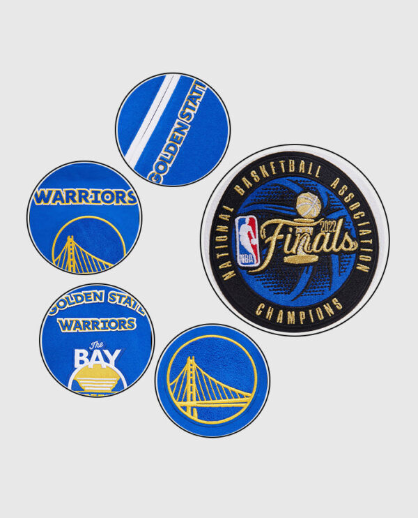 NBA Golden State Warriors Men's Varsity Jacket - Image 5