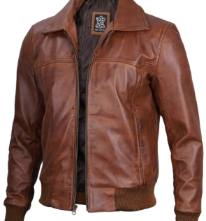 cognacrealleatherjacketformen
