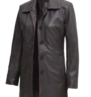 distressedleathercoatwomens