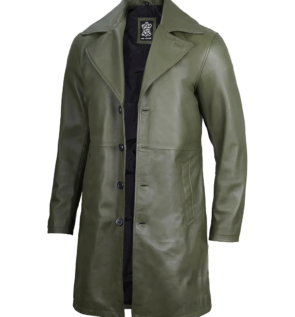 mens_real_leather_green_car_coat