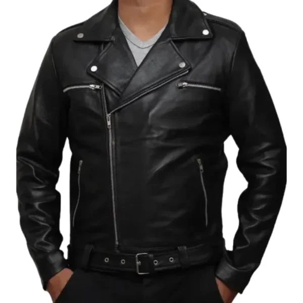 Jeffrey Morgan The Walking Dead Leather Jacket - Image 5