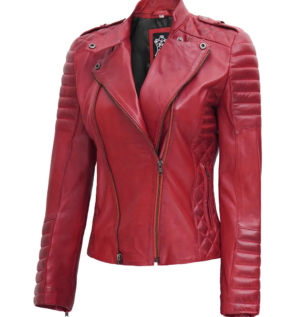 red_womens_leather_jacket