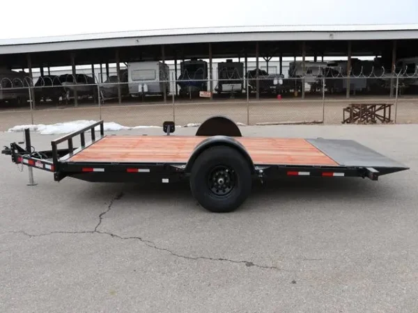 7 X 16 Interstate Full Bed Single Axle Tilt 7K Trailer - Image 6