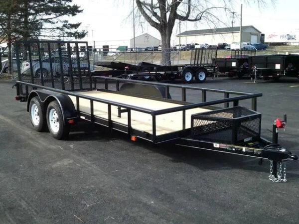 6 X 16 Carry-On Tandem Utility 7K Pipe Top Trailer - Image 4