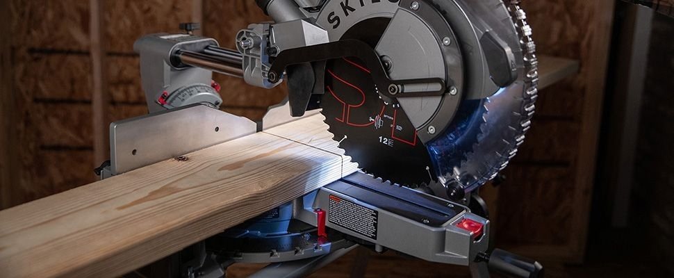 SKIL SPT88-01 12″ Worm Drive Dual Bevel Sliding Miter Saw - Image 3