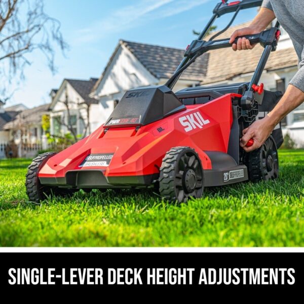Skil PWR CORE 40-volt, 20-in Self-Propelled Battery Walk Mower with (1) 6 Ah Battery Included | SM4910C-11 - Image 7