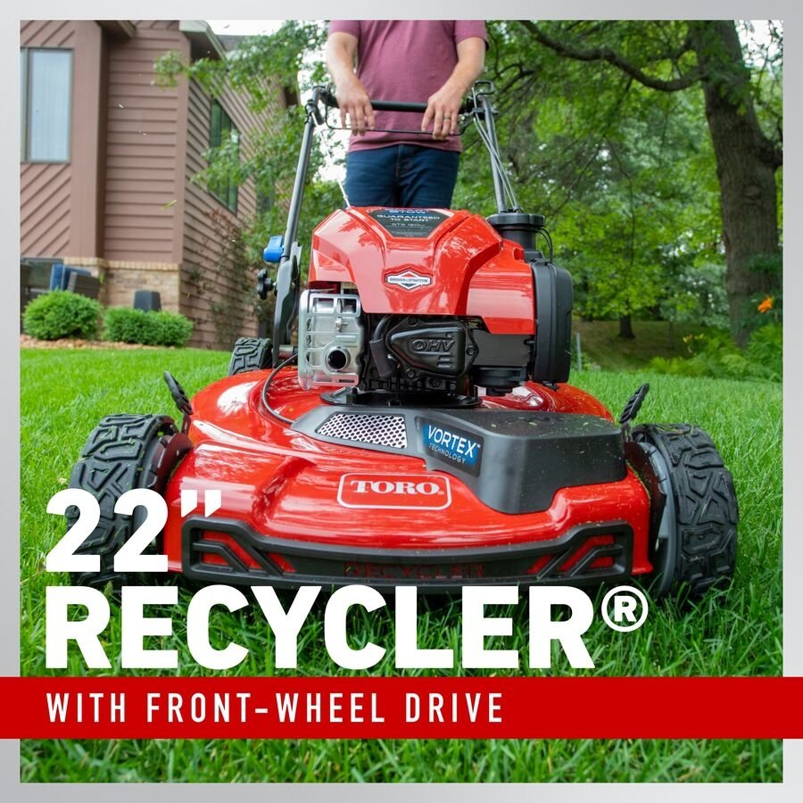 Toro 22″ SmartStow Recycler Self-Propelled Gas Lawn Mower 21445 - Image 4