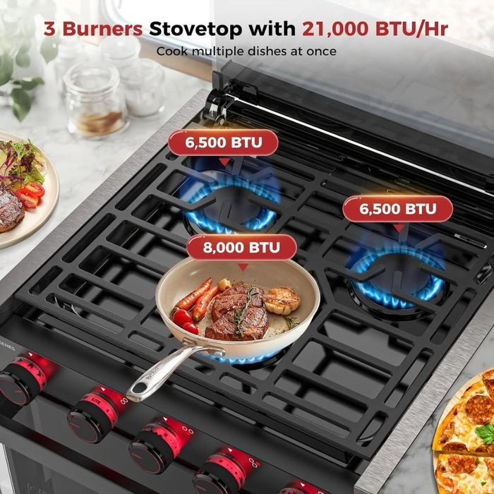 CAMPLUX 2-in-1 RV Propane Oven Stove - Image 3