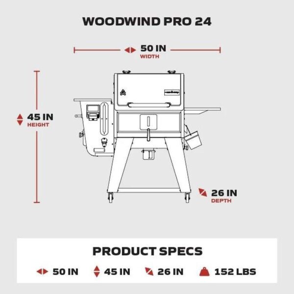 Camp Chef Woodwind Pro 24 Pellet Grill - Image 6