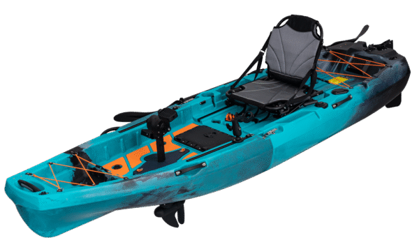 10ft Radar Modular Propeller Drive Pedal Fishing Kayak | 430lbs Capacity | 2 Piece