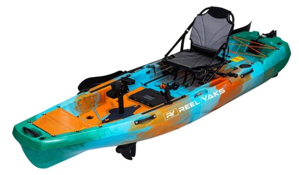 10ft Radar Modular Propeller Drive Pedal Fishing Kayak | 430lbs Capacity | 2 Piece - Image 4