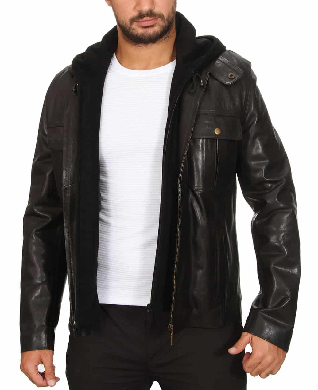 Comet-Black-Detachable-Hooded-Leather-Jacket