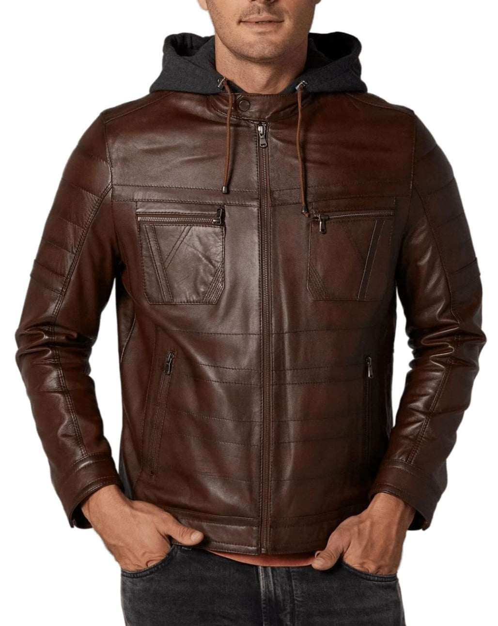 Envy-Brown-Detachable-Hooded-Leather-Jacket