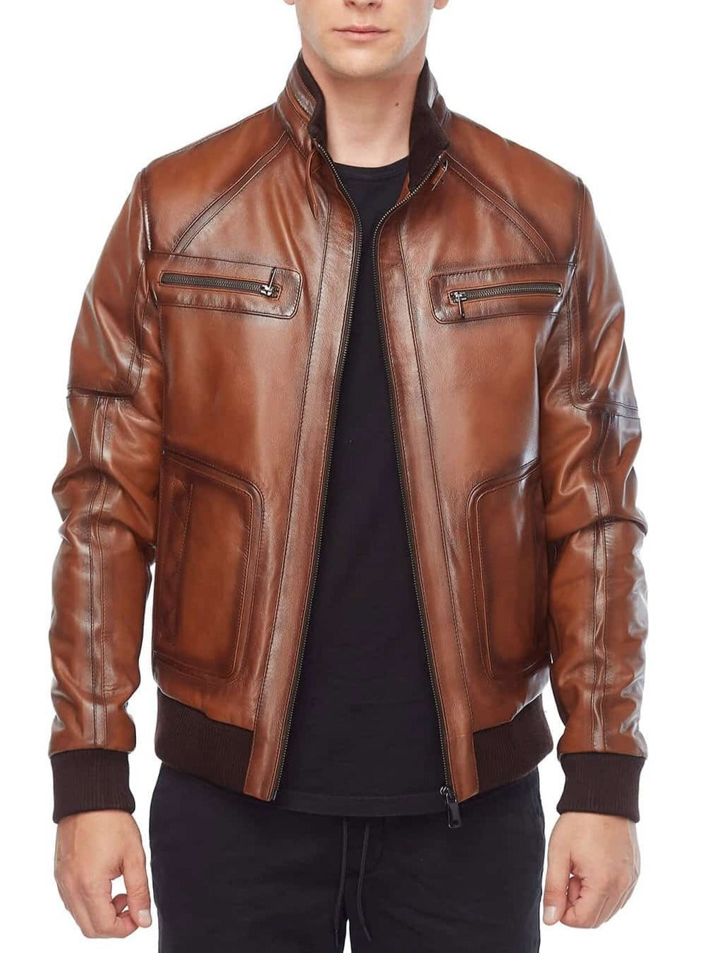 Legacy-Brown-Waxed-Leather-Bomber-Jacket