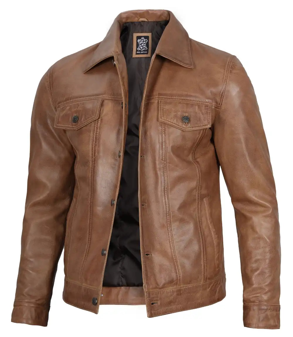 Mens_Camel_Button_Closure_Leather_Jacket__24068_zoom