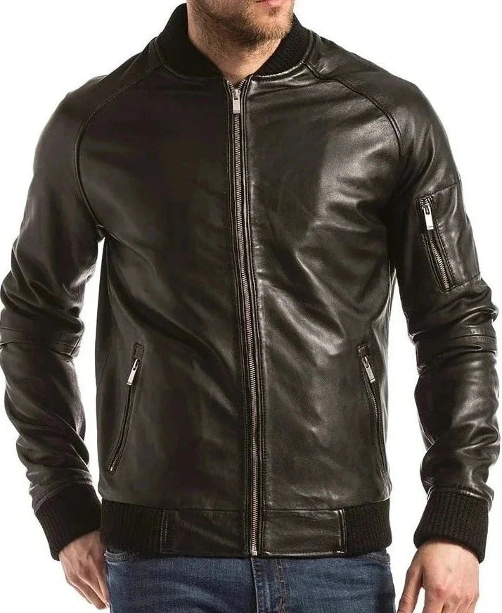 Nomad-Black-Leather-Bomber-Jacket-1