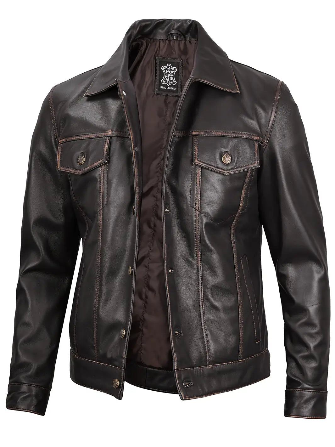 Rubofftruckerleatherjacket
