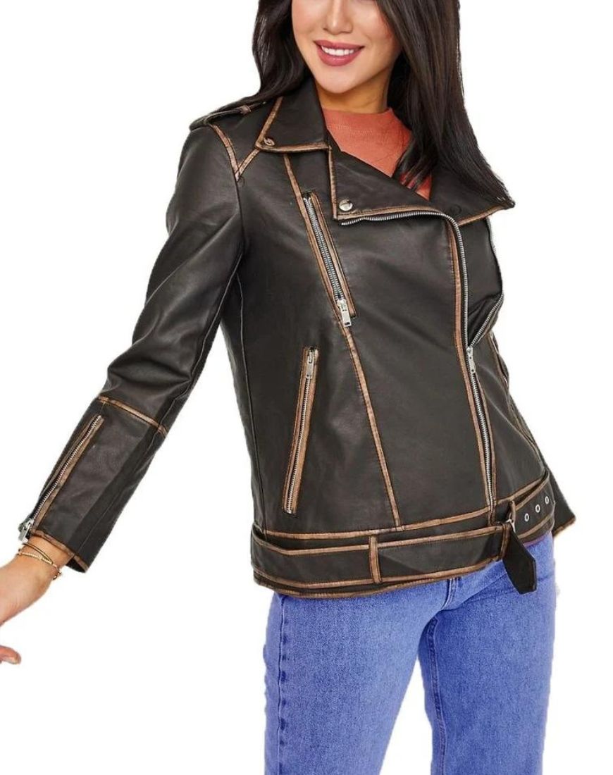 Women_sBlazeVintageBrownBikerLeatherJacketfront3