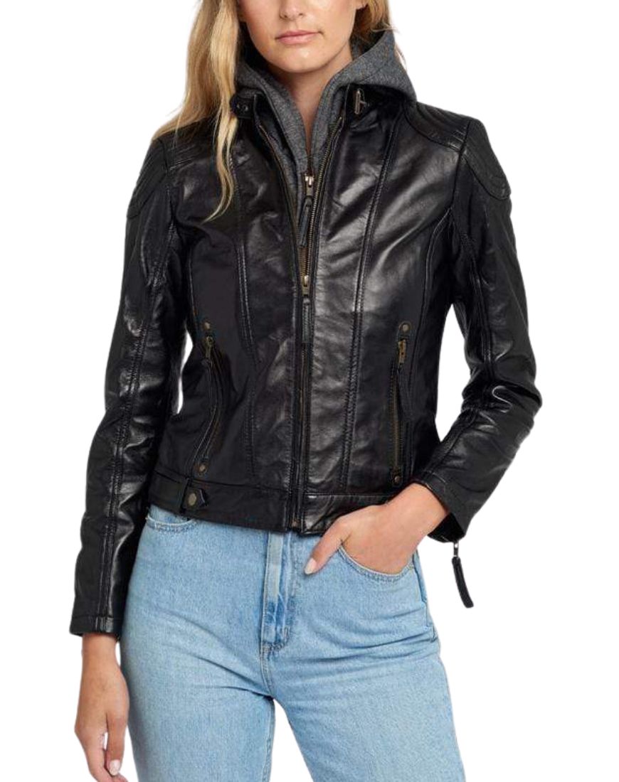 Women_sGuardianBlackHoodieLeatherJacketfront