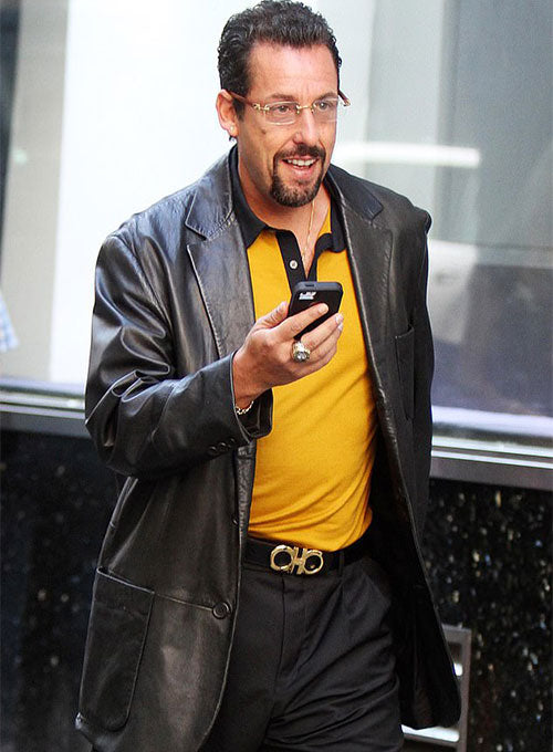 Adam Sandler Uncut Gems Leather Blazer - Image 2