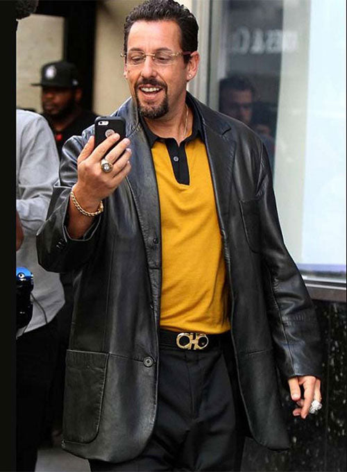 Adam Sandler Uncut Gems Leather Blazer - Image 4