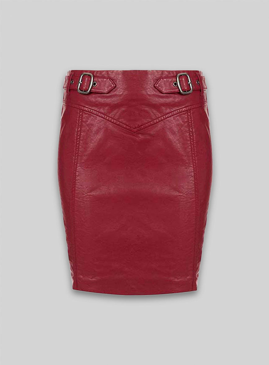 beltedleatherskirt155lk