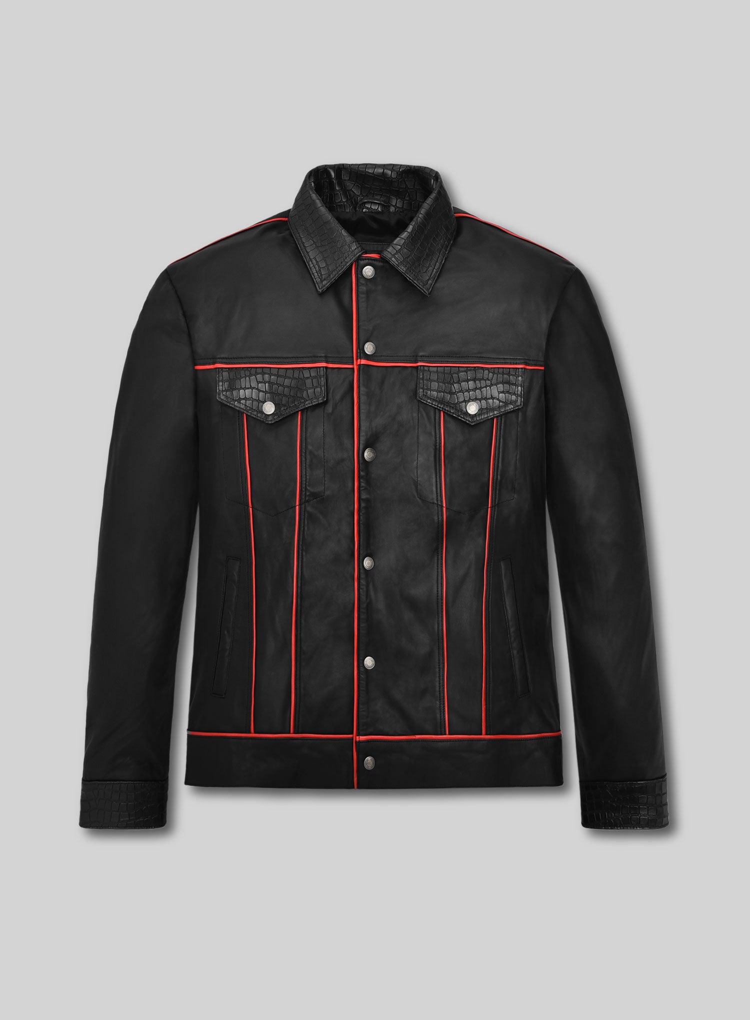 blackenompipedleathertruckerjacketlk
