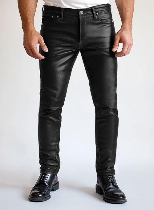 blackleatherjeanslook