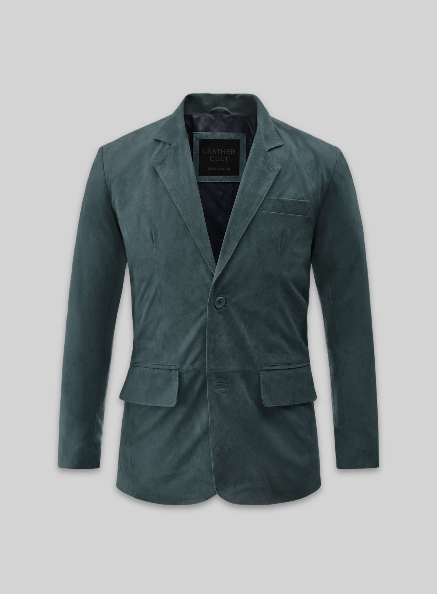 bluesuedeleatherblazerlk