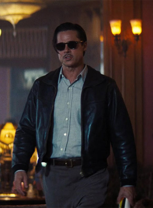 bradpittbabylonleatherjacketlook
